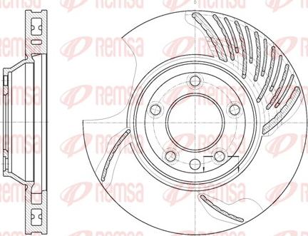 Remsa 6769.10 - Kočioni disk www.molydon.hr