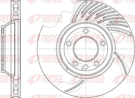 Remsa 6769.11 - Kočioni disk www.molydon.hr