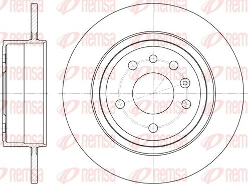 Remsa 6764.00 - Kočioni disk www.molydon.hr
