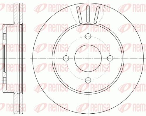 Remsa 6761.10 - Kočioni disk www.molydon.hr