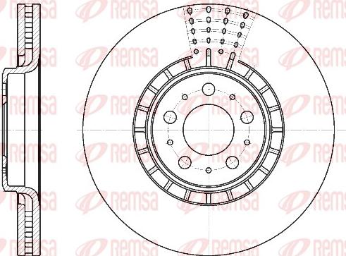 Remsa 6768.10 - Kočioni disk www.molydon.hr