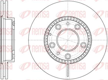 Remsa 6767.10 - Kočioni disk www.molydon.hr