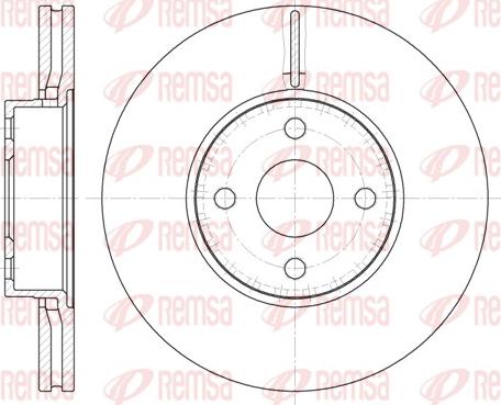 Remsa 6704.10 - Kočioni disk www.molydon.hr