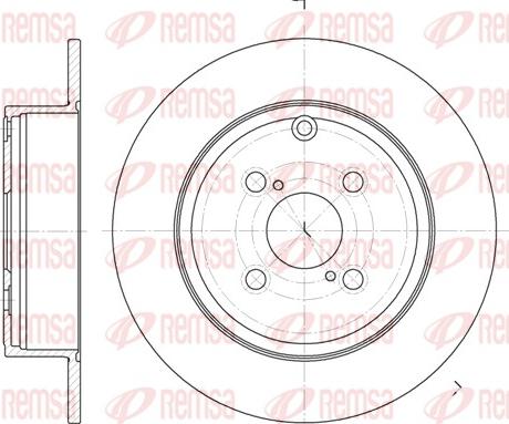 Remsa 6705.00 - Kočioni disk www.molydon.hr