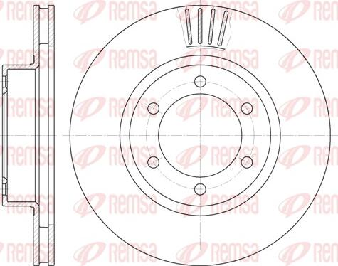 Remsa 6706.10 - Kočioni disk www.molydon.hr