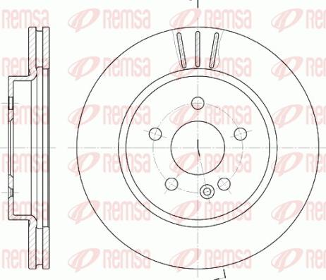 Remsa 6782.10 - Kočioni disk www.molydon.hr