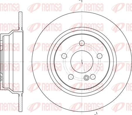 Remsa 6787.00 - Kočioni disk www.molydon.hr