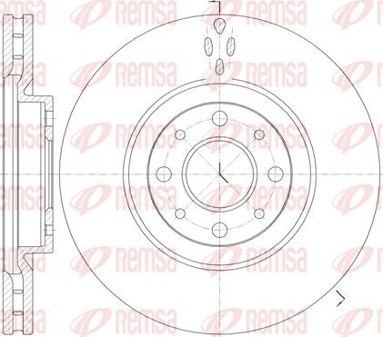 Remsa 6734.10 - Kočioni disk www.molydon.hr