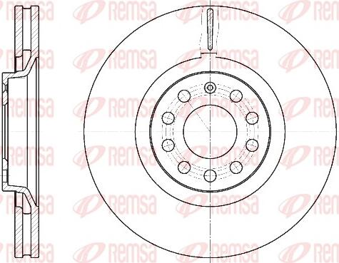 Remsa 6730.10 - Kočioni disk www.molydon.hr