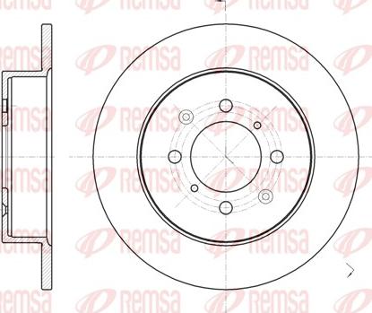 Remsa 6732.00 - Kočioni disk www.molydon.hr