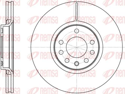 Remsa 6729.10 - Kočioni disk www.molydon.hr