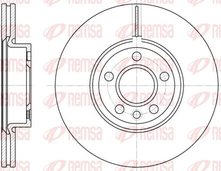 Remsa 6728.10 - Kočioni disk www.molydon.hr