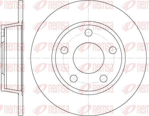 Remsa 6723.00 - Kočioni disk www.molydon.hr