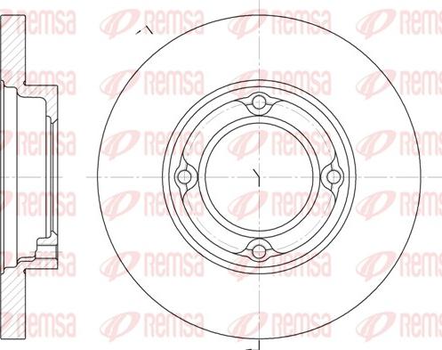 Remsa 6770.00 - Kočioni disk www.molydon.hr