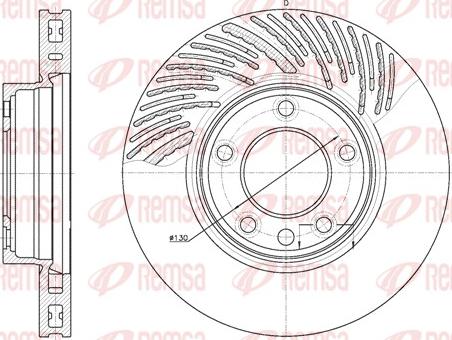 Remsa 6773.10 - Kočioni disk www.molydon.hr