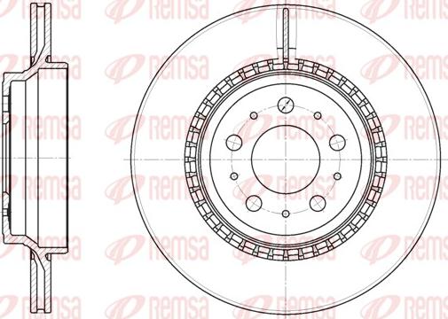 Remsa 6777.10 - Kočioni disk www.molydon.hr