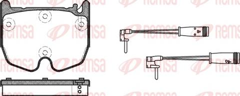 Remsa 0992.02 - Komplet Pločica, disk-kočnica www.molydon.hr