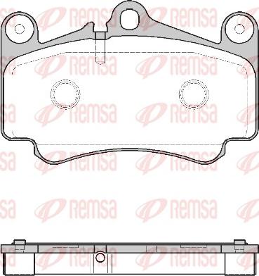 Remsa 0981.00 - Komplet Pločica, disk-kočnica www.molydon.hr