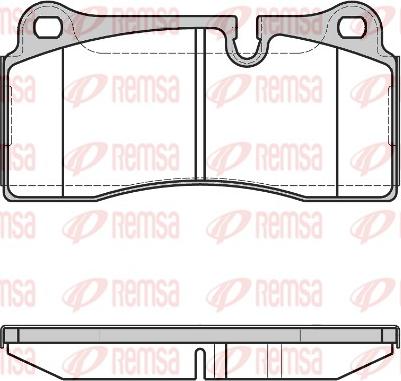 Remsa 0983.40 - Komplet Pločica, disk-kočnica www.molydon.hr