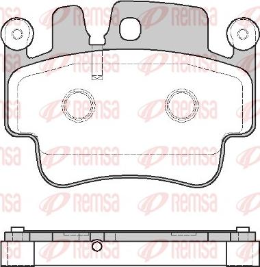 Remsa 0982.00 - Komplet Pločica, disk-kočnica www.molydon.hr