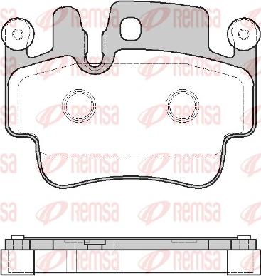 Remsa 0982.10 - Komplet Pločica, disk-kočnica www.molydon.hr