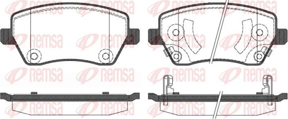 Remsa 0987.02 - Komplet Pločica, disk-kočnica www.molydon.hr