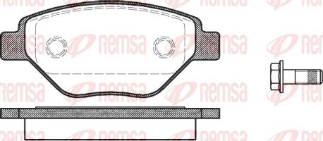 Remsa 0977.00 - Komplet Pločica, disk-kočnica www.molydon.hr