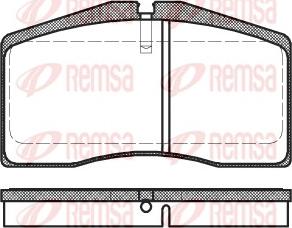 Remsa 0448.00 - Komplet Pločica, disk-kočnica www.molydon.hr