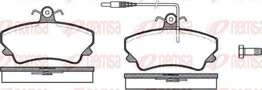 Remsa 0409.12 - Komplet Pločica, disk-kočnica www.molydon.hr