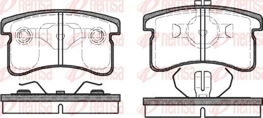 Valeo 670261 - Komplet Pločica, disk-kočnica www.molydon.hr