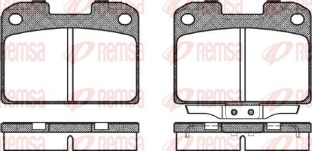 Remsa 0476.00 - Komplet Pločica, disk-kočnica www.molydon.hr