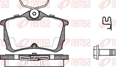 Remsa 0695.02 - Komplet Pločica, disk-kočnica www.molydon.hr