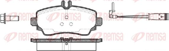 Remsa 0650.22 - Komplet Pločica, disk-kočnica www.molydon.hr