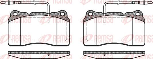 Remsa 0666.14 - Komplet Pločica, disk-kočnica www.molydon.hr