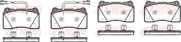 Remsa 0666.12 - Komplet Pločica, disk-kočnica www.molydon.hr