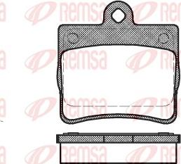 Remsa 0630.00 - Komplet Pločica, disk-kočnica www.molydon.hr