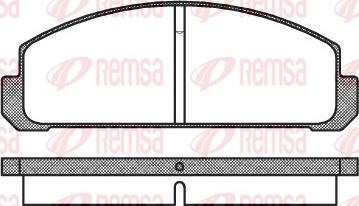 Remsa 0099.20 - Komplet Pločica, disk-kočnica www.molydon.hr