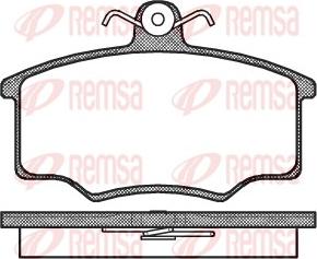 Remsa 0046.20 - Komplet Pločica, disk-kočnica www.molydon.hr