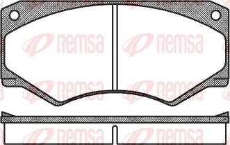 Remsa 0047.00 - Komplet Pločica, disk-kočnica www.molydon.hr