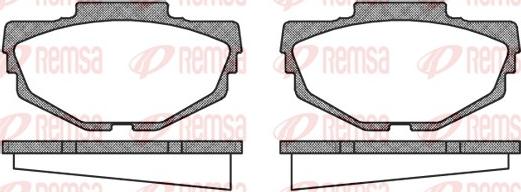 Remsa 0053.00 - Komplet Pločica, disk-kočnica www.molydon.hr