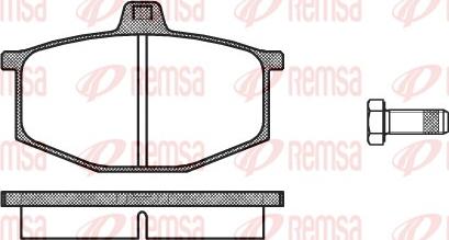 Remsa 0060.00 - Komplet Pločica, disk-kočnica www.molydon.hr