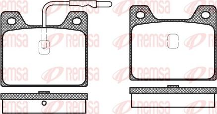 Remsa 0068.12 - Komplet Pločica, disk-kočnica www.molydon.hr