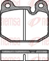 Remsa 0014.10 - Komplet Pločica, disk-kočnica www.molydon.hr