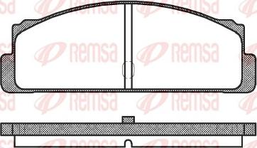 Remsa 0022.10 - Komplet Pločica, disk-kočnica www.molydon.hr