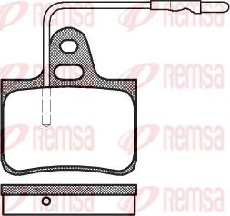 Remsa 0076.04 - Komplet Pločica, disk-kočnica www.molydon.hr