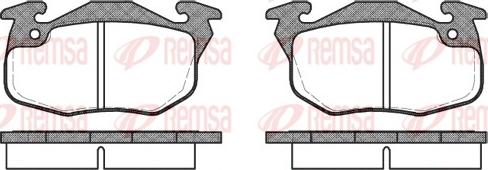 Remsa 0192.10 - Komplet Pločica, disk-kočnica www.molydon.hr