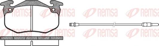 Remsa 0144.42 - Komplet Pločica, disk-kočnica www.molydon.hr