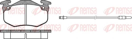 Remsa 0144.12 - Komplet Pločica, disk-kočnica www.molydon.hr