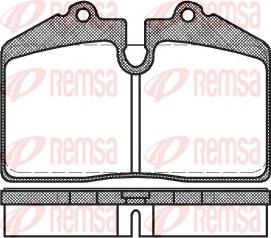 Remsa 0140.50 - Komplet Pločica, disk-kočnica www.molydon.hr