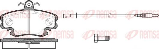 Remsa 0141.30 - Komplet Pločica, disk-kočnica www.molydon.hr